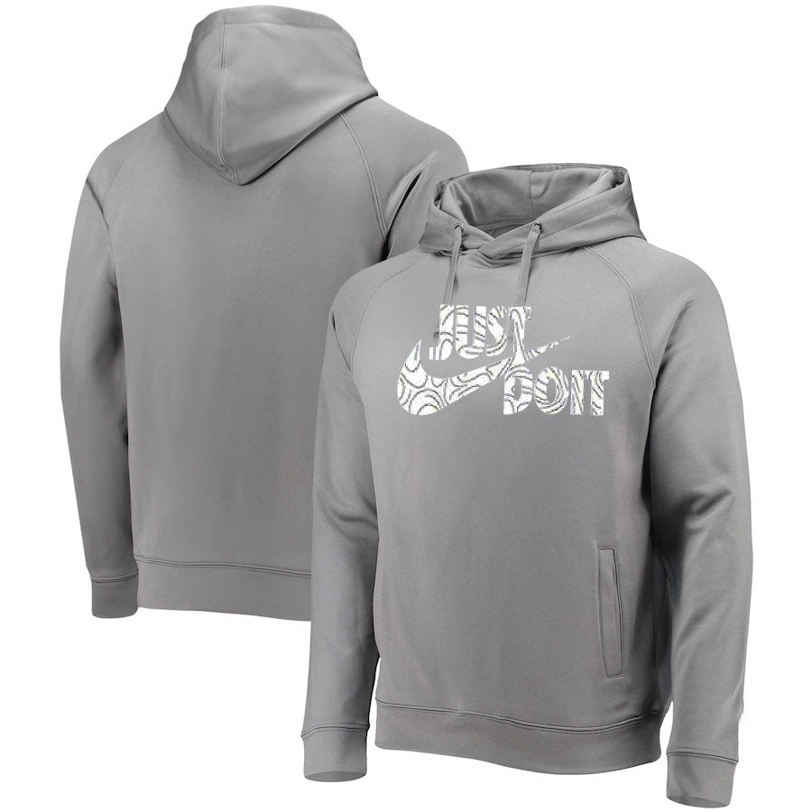 Sweat à capuche Nike 20 gris/blanc Just Do It