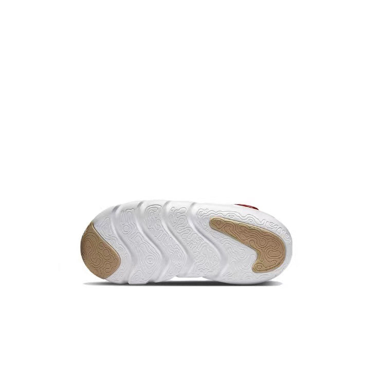 Nike striped white shoes