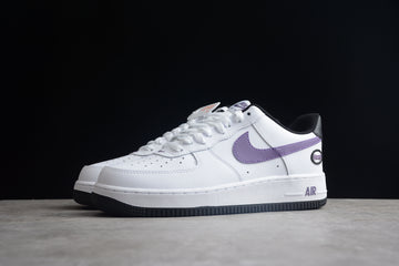 Nike airforce A1 purple and black shoes