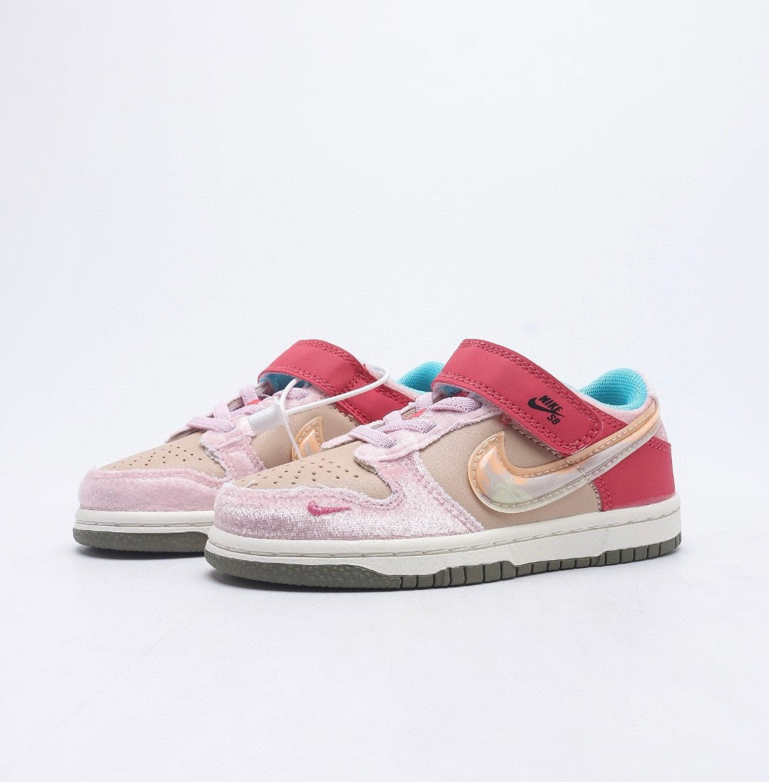 Nike SB zoom dunk high chaussures roses chics
