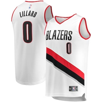 Maillot blanc des Portland Trail Blazers