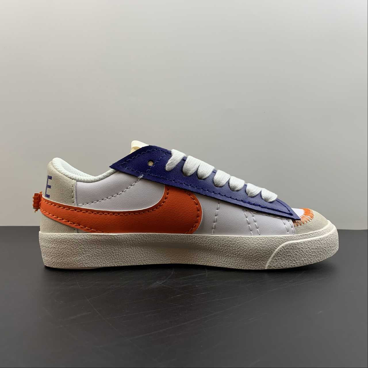 Nike blazer basse orange/bleu