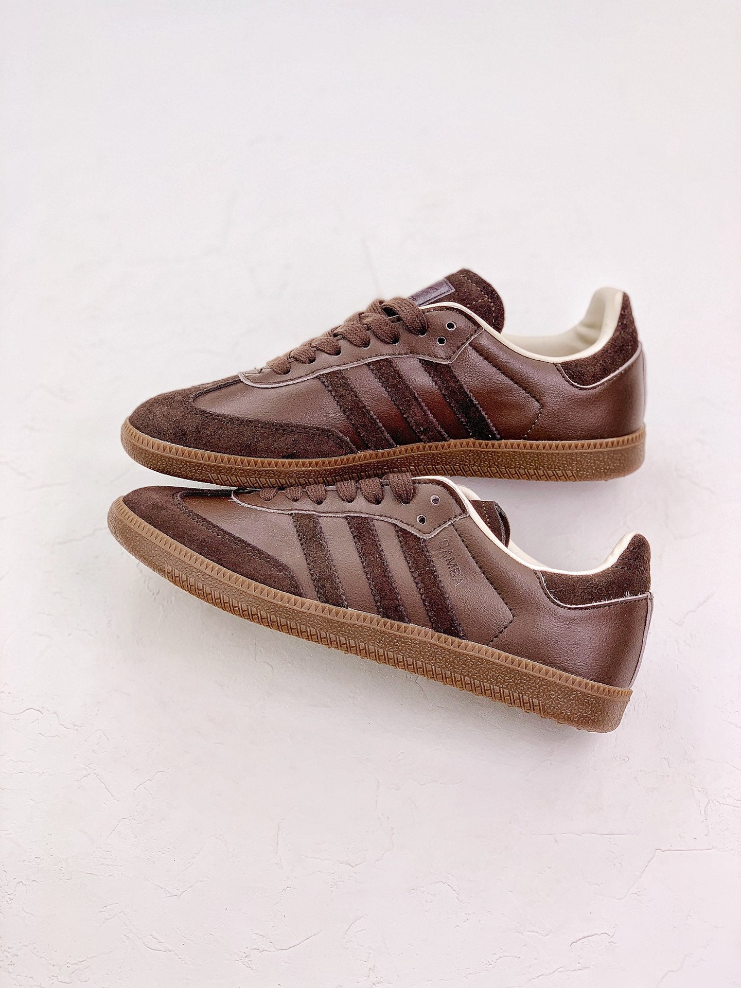 Adidas samba brown shoes