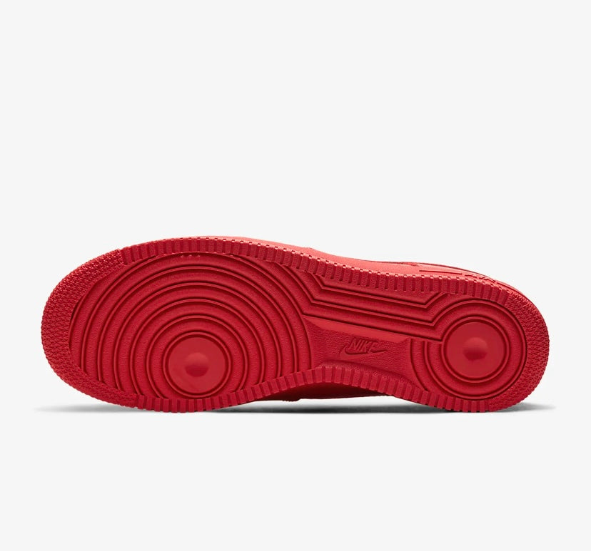 Nike airforce A1 chaussures rouges universitaires