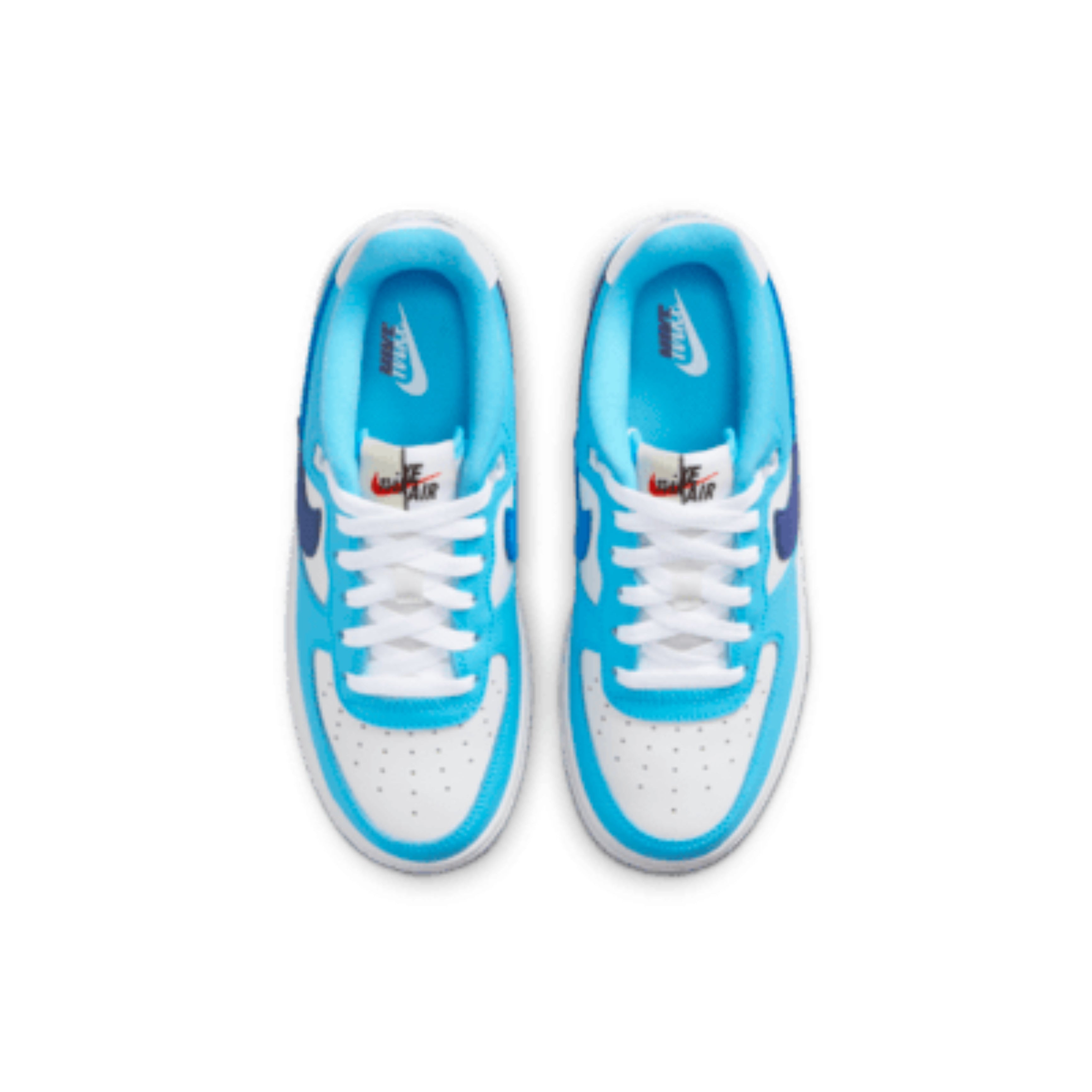 Nike airforce A1 double chaussures bleues