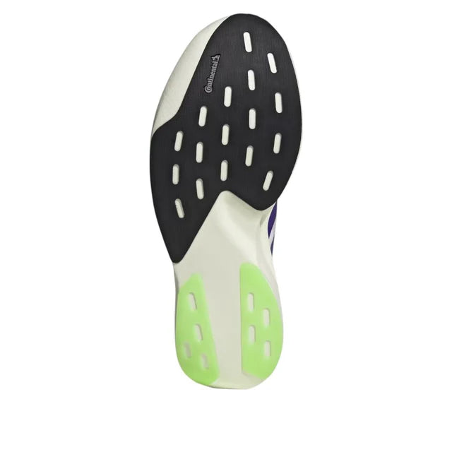 Adidas Adizero EVO SL 'White Collegiate Purple Lime Burst'