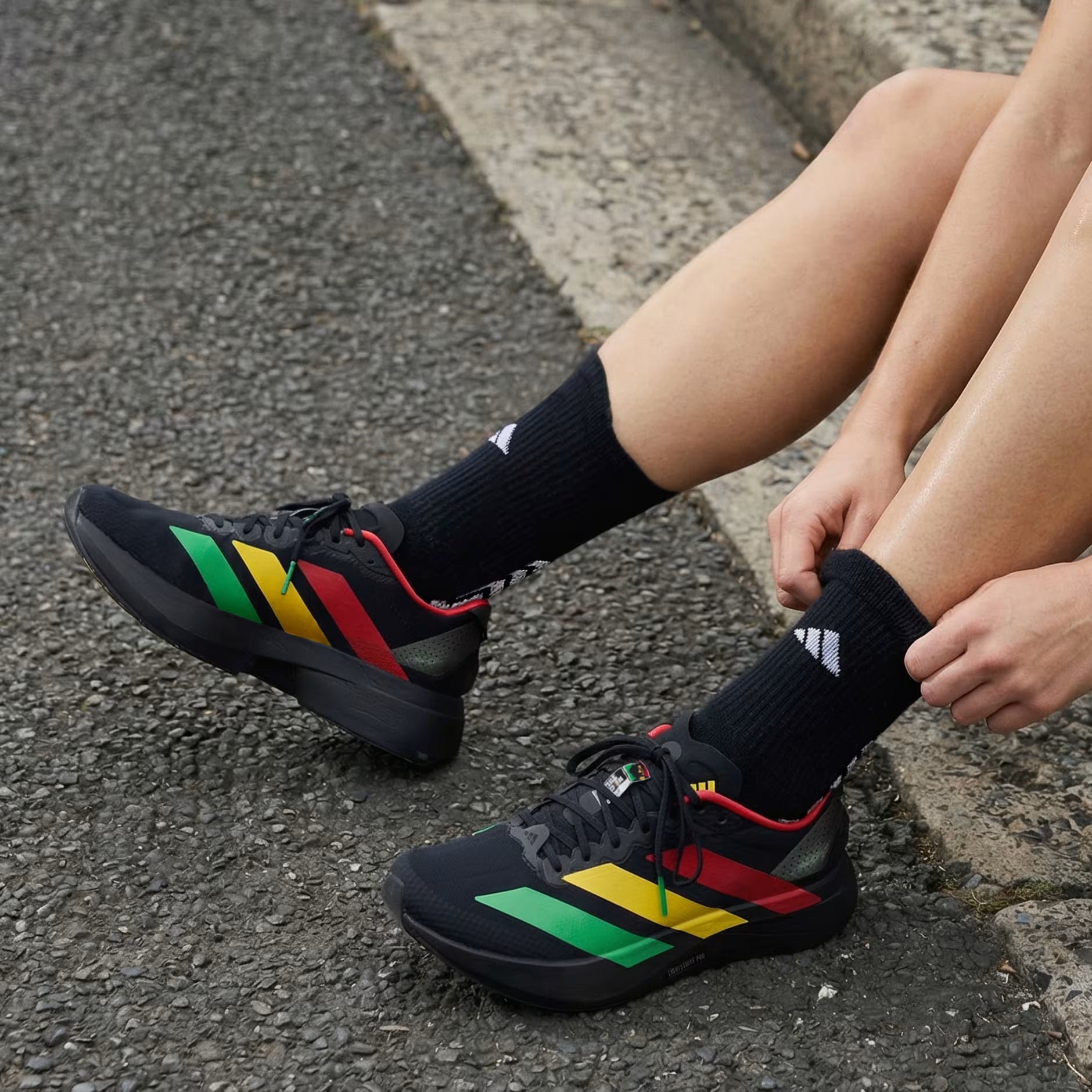 Adidas x Bob Marley Adizero EVO SL 'Black'
