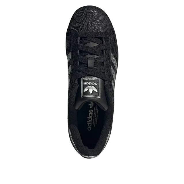 adidas Superstar II 'Core Black Silver Metallic Off White'