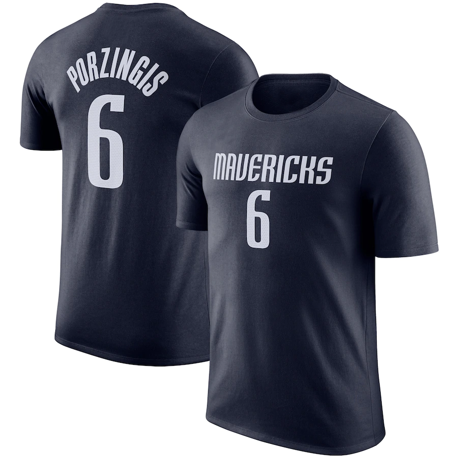 Men's Nike T-shirt NBA Basketball Sports Short Sleeve  Nave Dallas #6