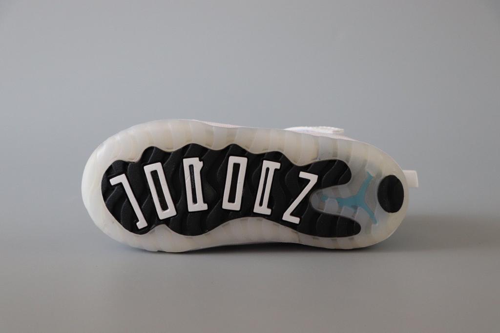 joe 11 high top full white shoes
