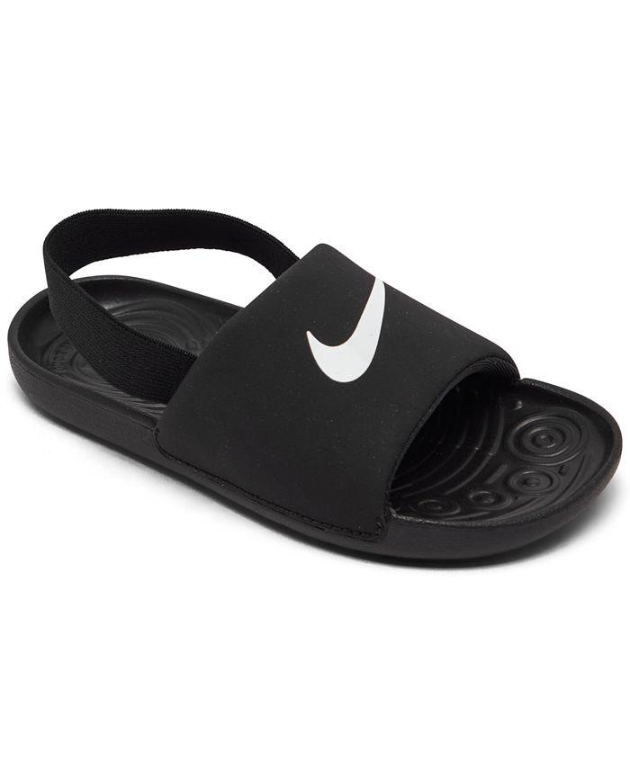 Nike kawa slide noir et blanc