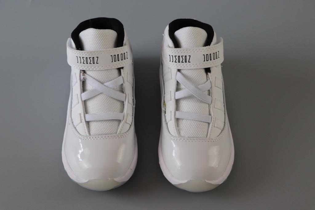 joe 11 high top full white shoes