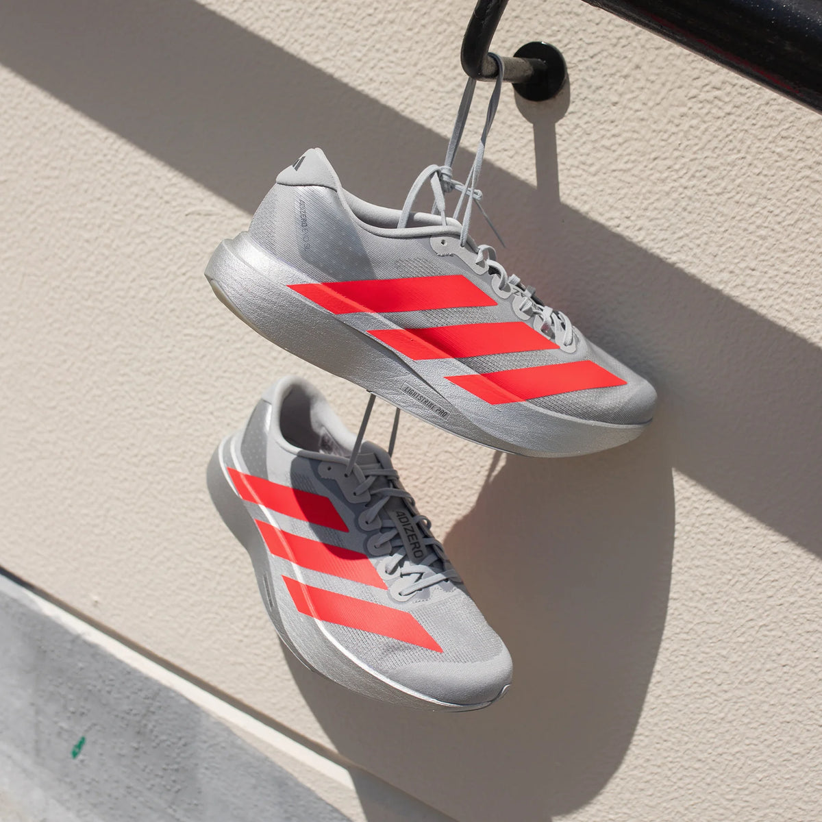 Adidas Adizero EVO SL 'Silver Metallic Lucid Red'