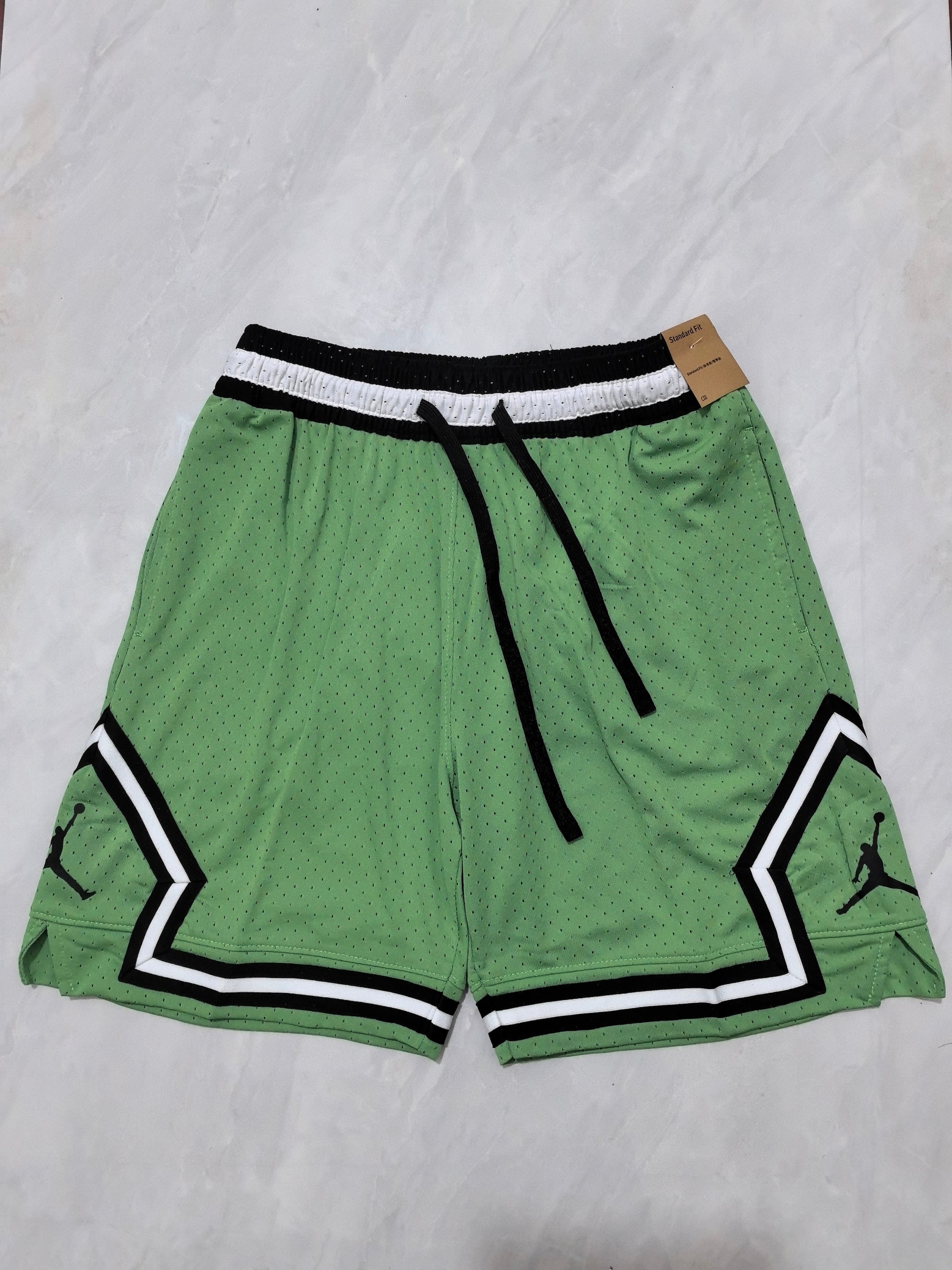 Jordan A-10 Green Basketball Shorts