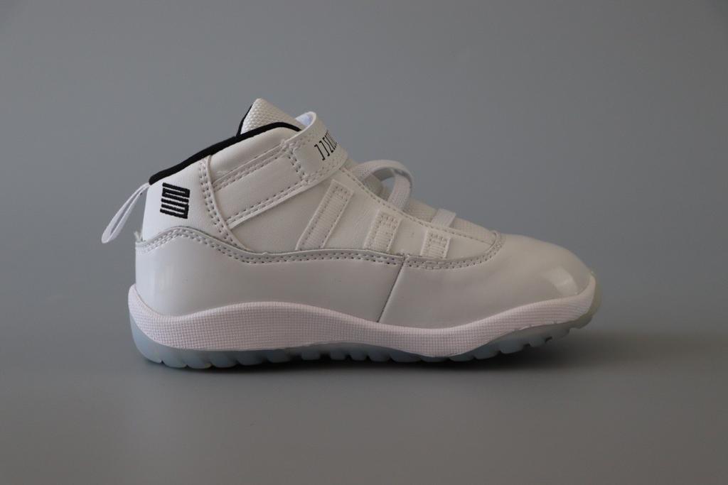 joe 11 high top full white shoes