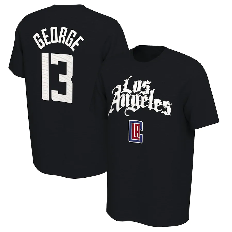 Nike T-shirt Youth Los Angeles Clippers Paul George  Black #13 Dri-FIT