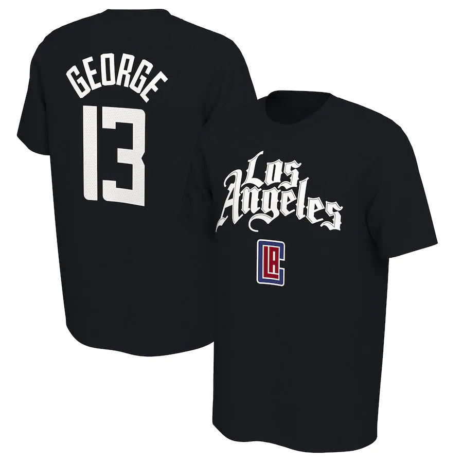 T-shirt Nike Jeunes Los Angeles Clippers Paul George Noir #13 Dri-FIT