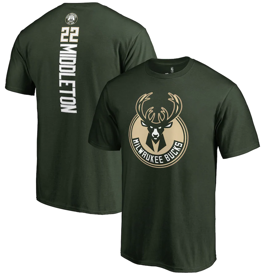 T-shirt Fanatics Équipe primaire masculine des Milwaukee Bucks