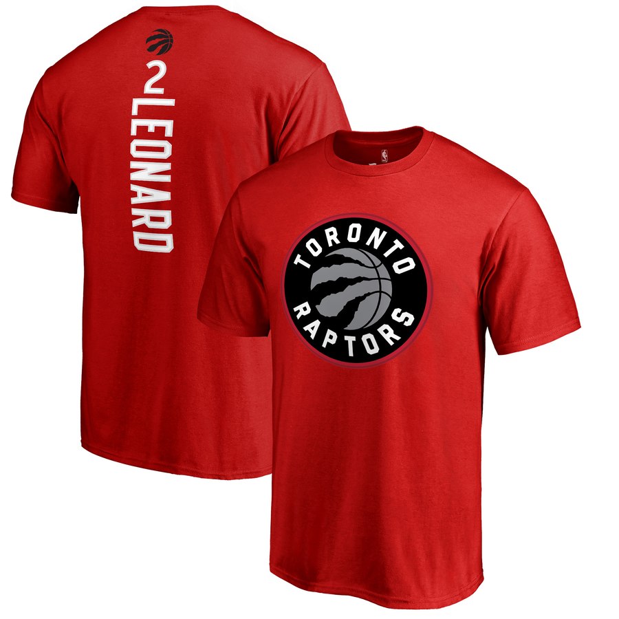 Men's Fanatics Branded Heathered Red Toronto Raptors Primary Logo T-Shirt
