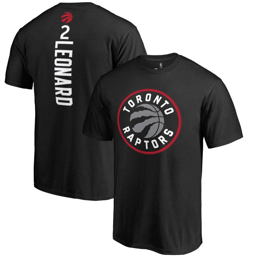 Men's Fanatics Branded Heathered Black Toronto Raptors Primary Logo T-Shirt