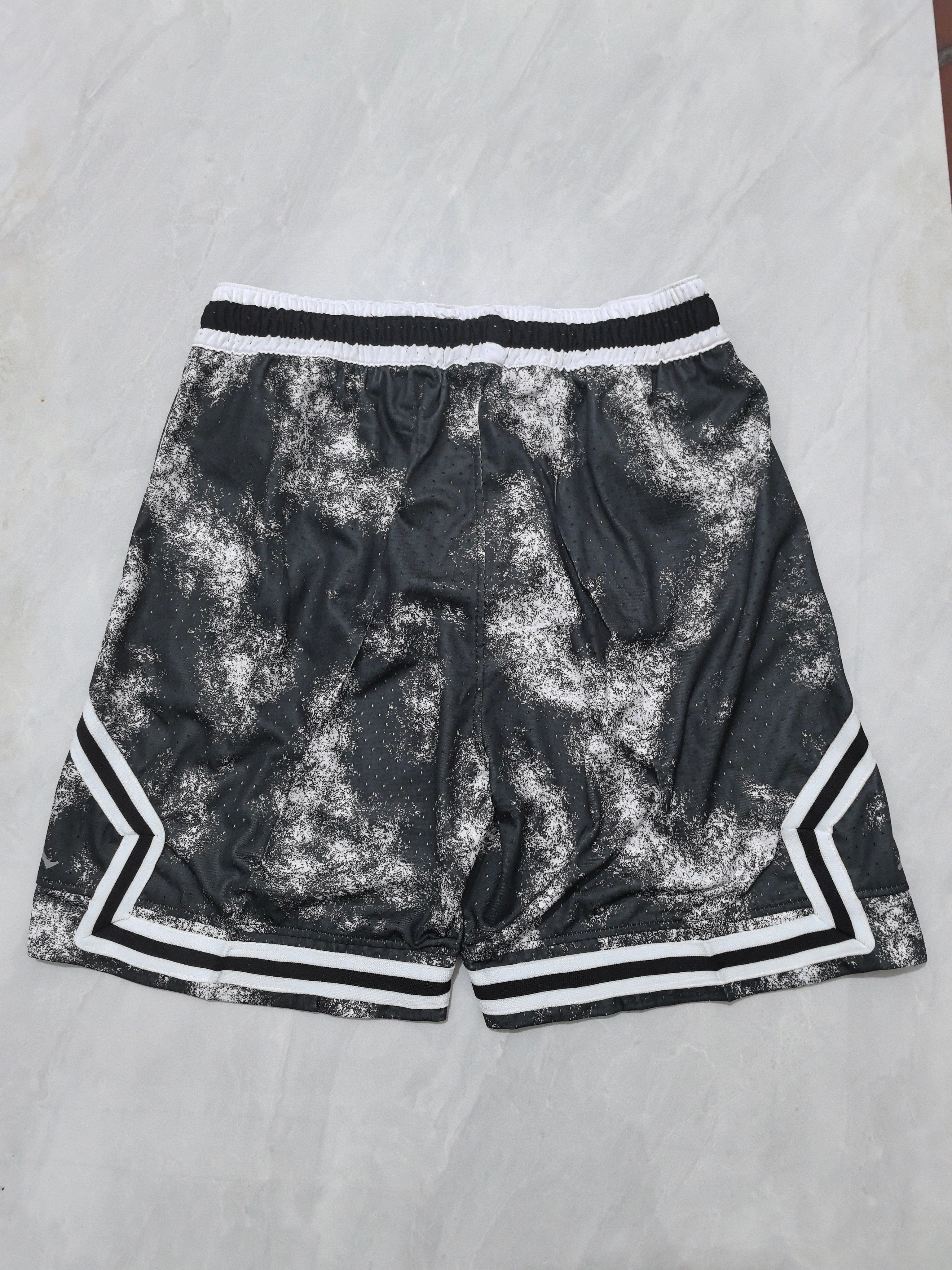 Jordan B-20 tie-dye grey basketball shorts