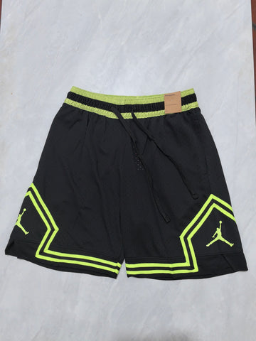 Jordan A-26 Black and Green Basketball Shorts