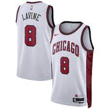 Chicago bulls 8 lavine jersey