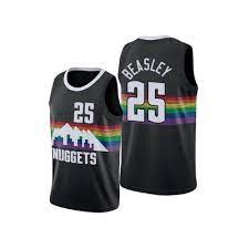 Denver nuggets 25 beasley black jersey