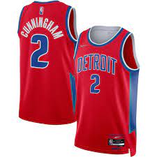 Maillot Cunningham des Detroit Pistons 2