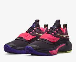 Nike Zoom Freak 3 Noir &amp; Rose