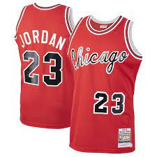Retro Chicago bulls 23 Jordan red jersey