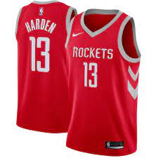 Houston rockets 13 harden red jersey