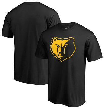 T-shirt noir avec logo principal des Memphis Grizzlies