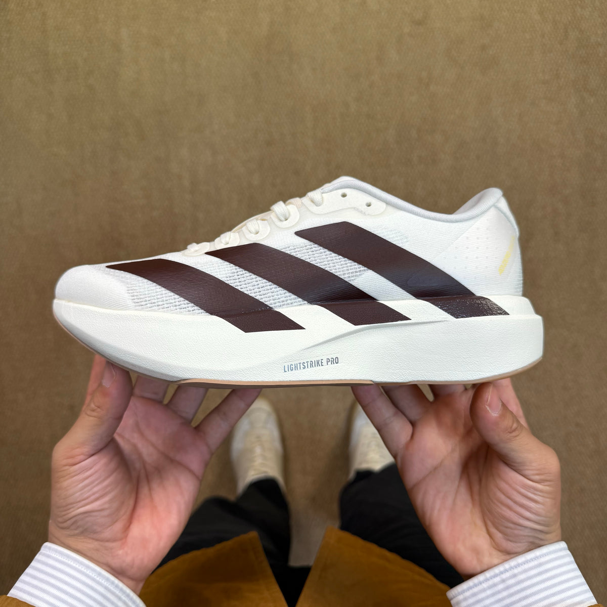 Adidas Adizero EVO SL  'White Shadow Brown Yellow'