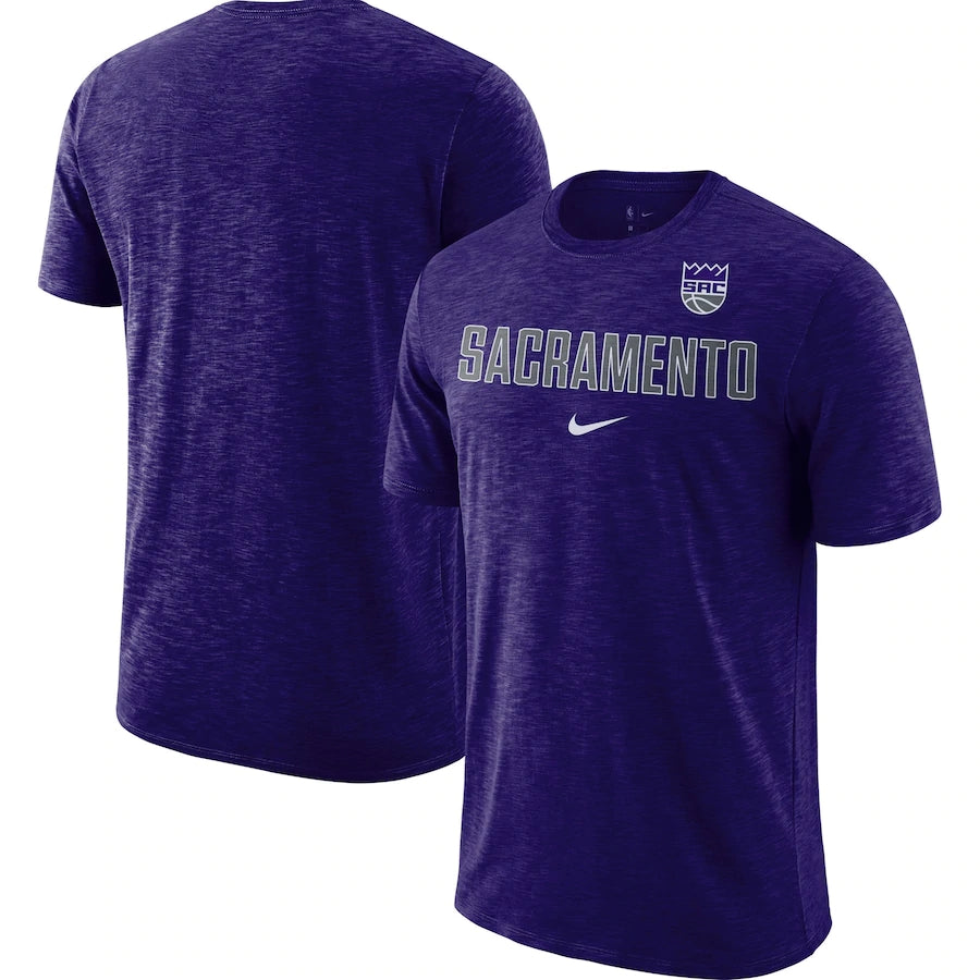 Men's Nike Richaun Holmes Black Sacramento Kings Name & Number Performance T-Shirt