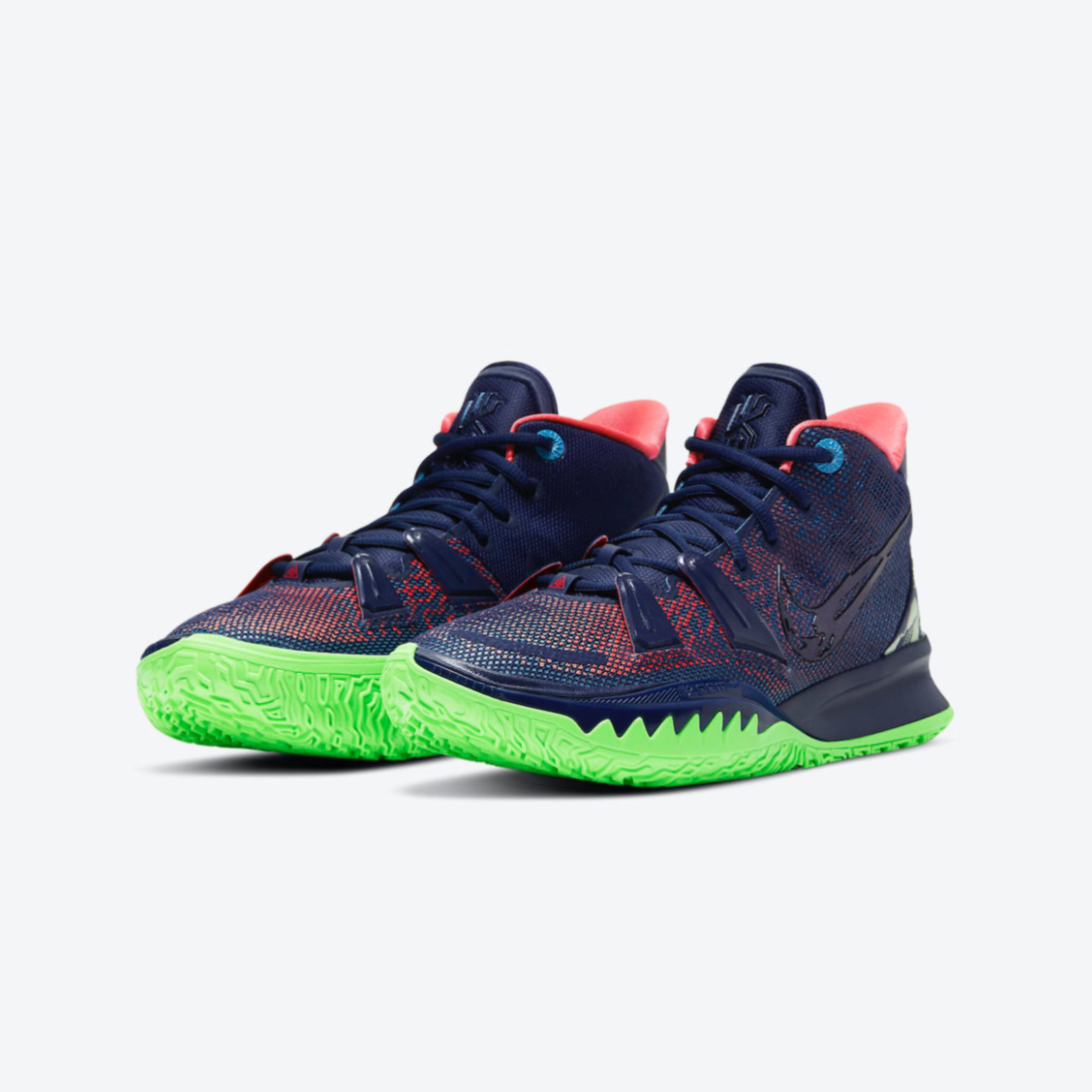 Nike Kyrie 7 bleu marine/vert