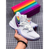 Nike Kyrie 5 arc-en-ciel blanc cassé