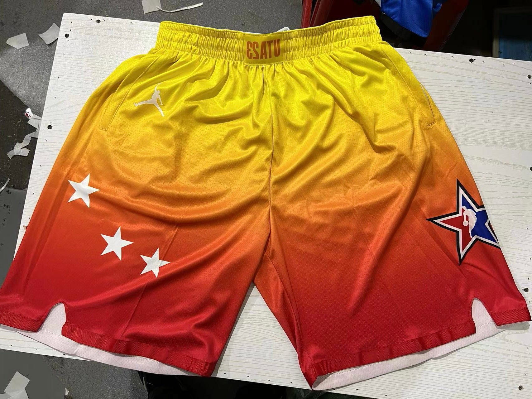 All stars orange shorts