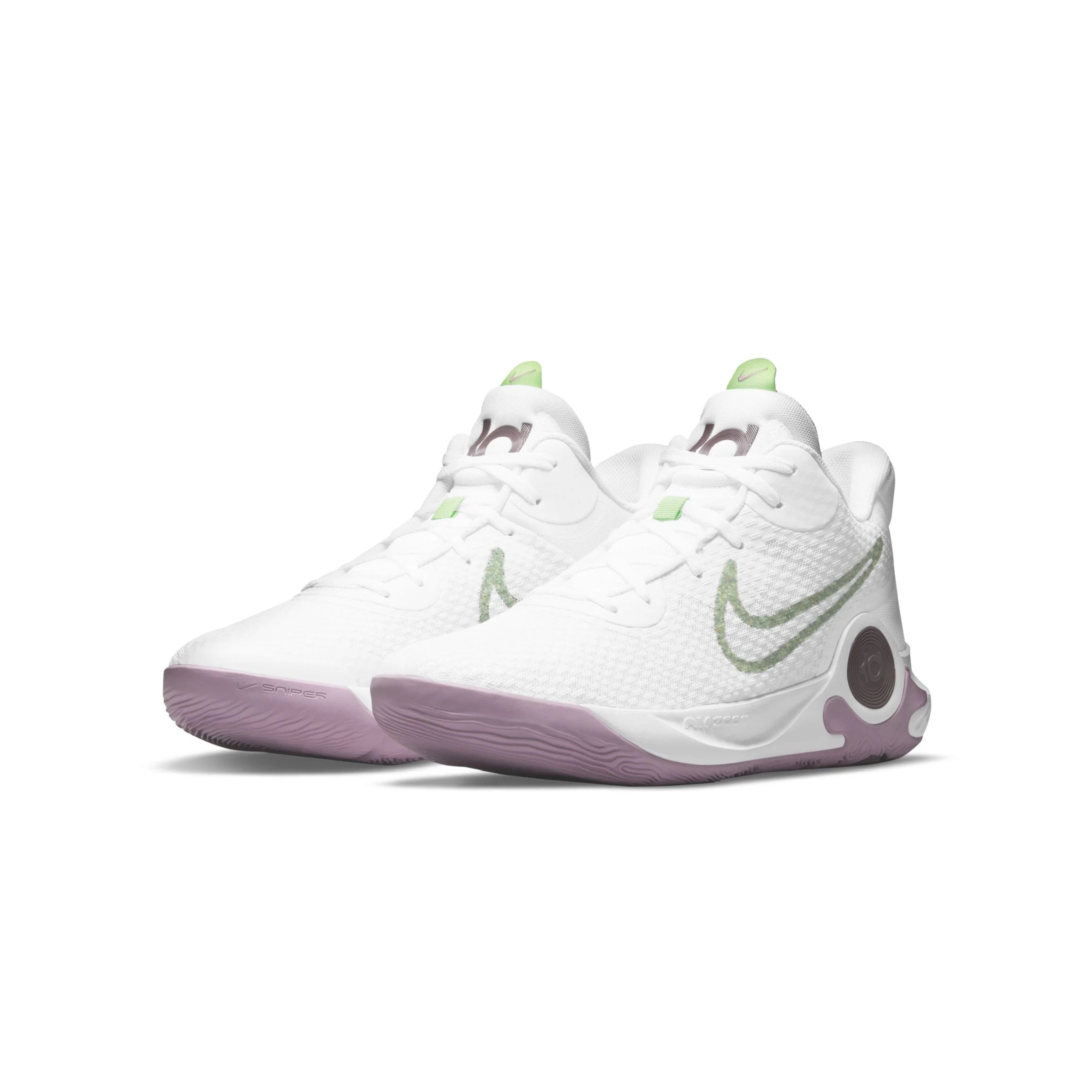 Nike KD Trey 5 X white lime light purple