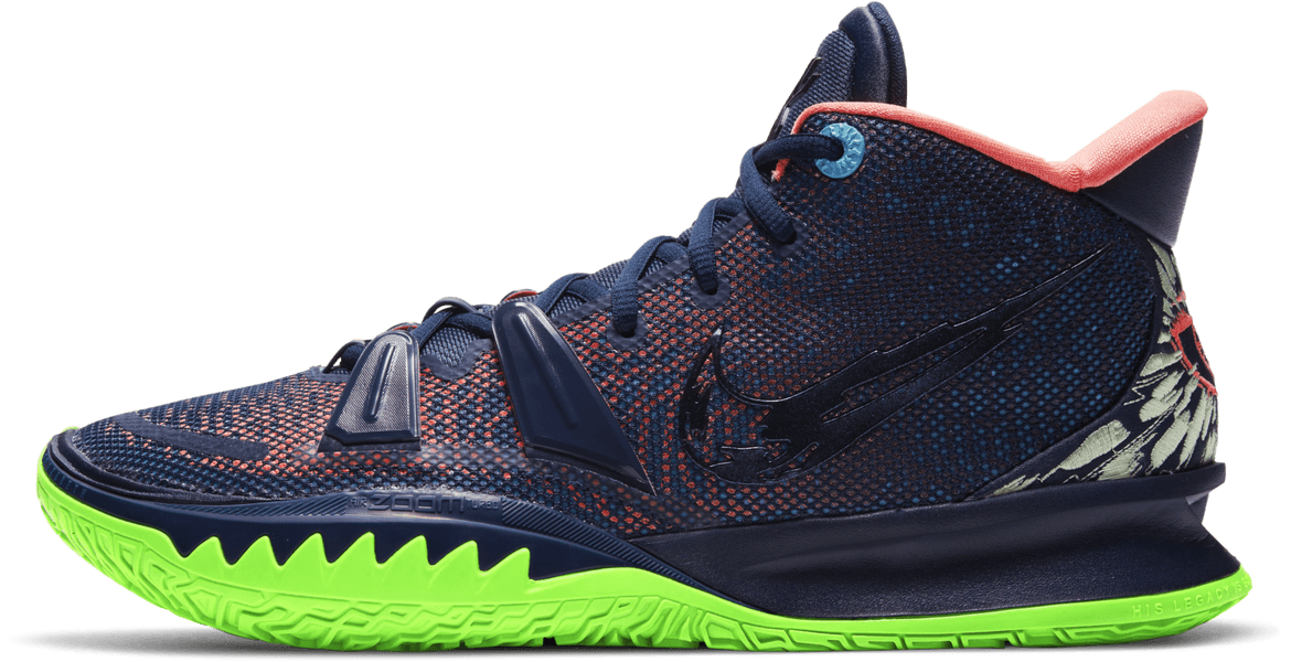 Nike Kyrie 7 bleu marine/vert