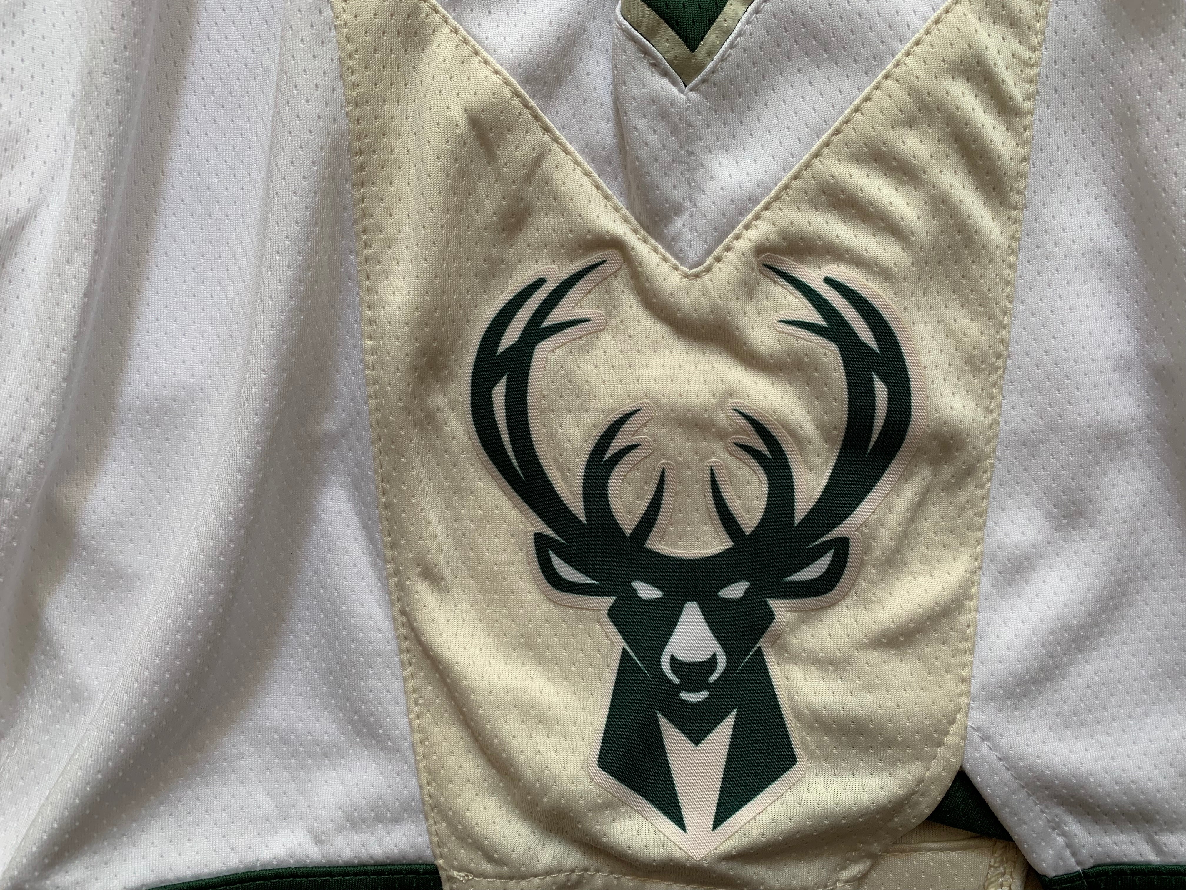 Bucks white shorts