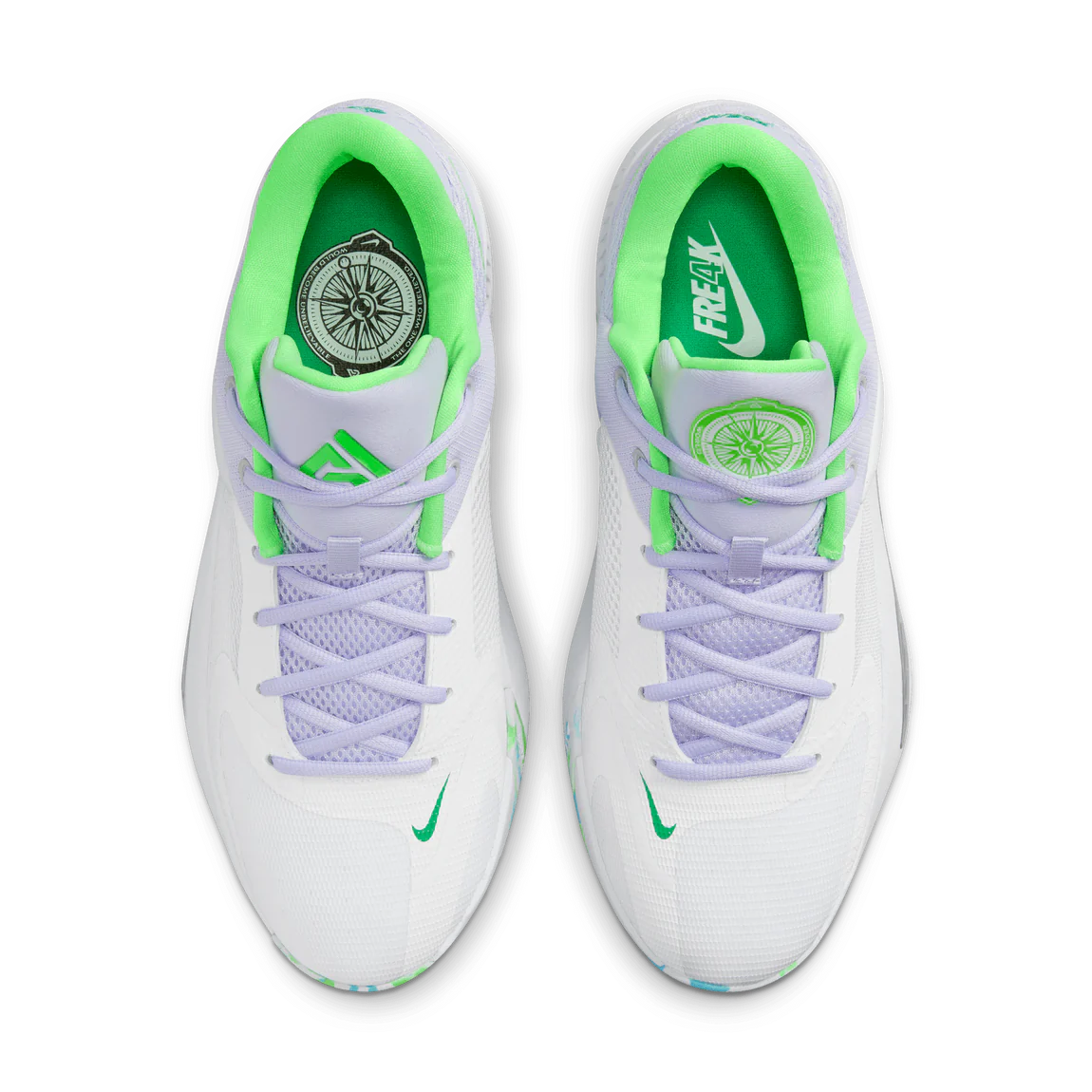 Nike Zoom Freak 4 white/neon green