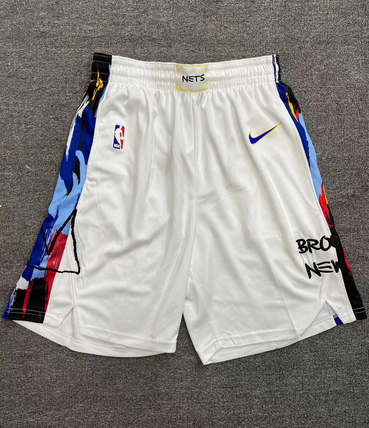 Nets city white Shorts