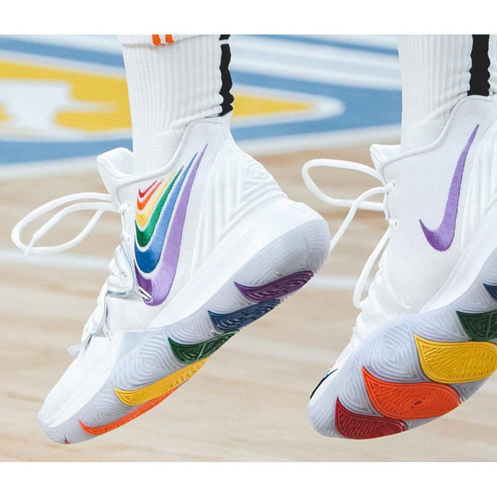 Nike kyrie 5 white rainbow Clearance