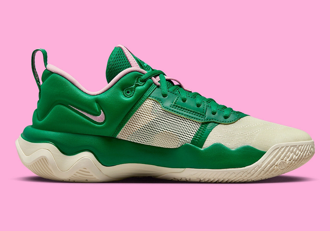 Nike Giannis immortalité 3 vert/rose