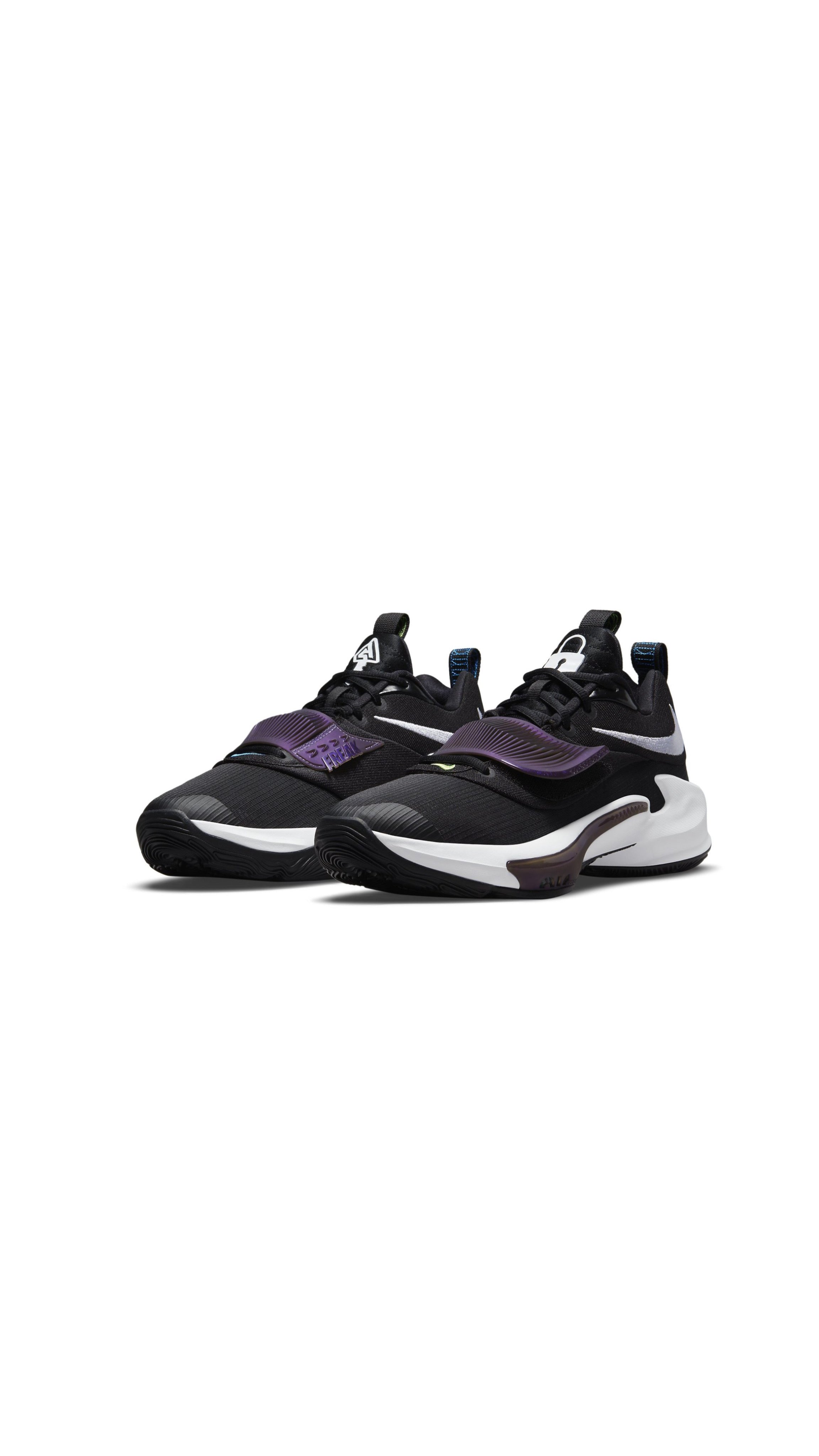 Nike  Zoom Freak 3  Black & Purple