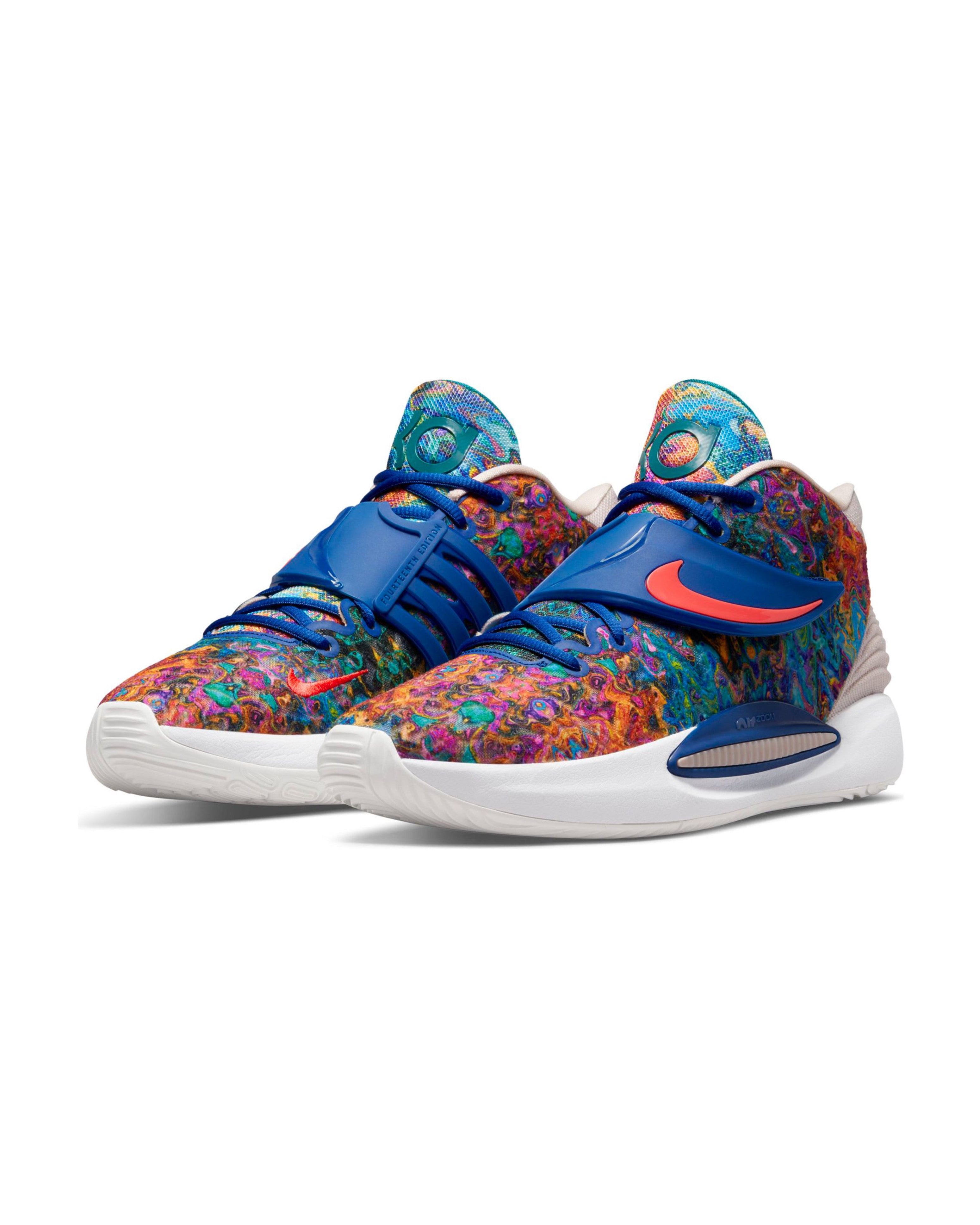 Nike KD 14 Blue & Coral