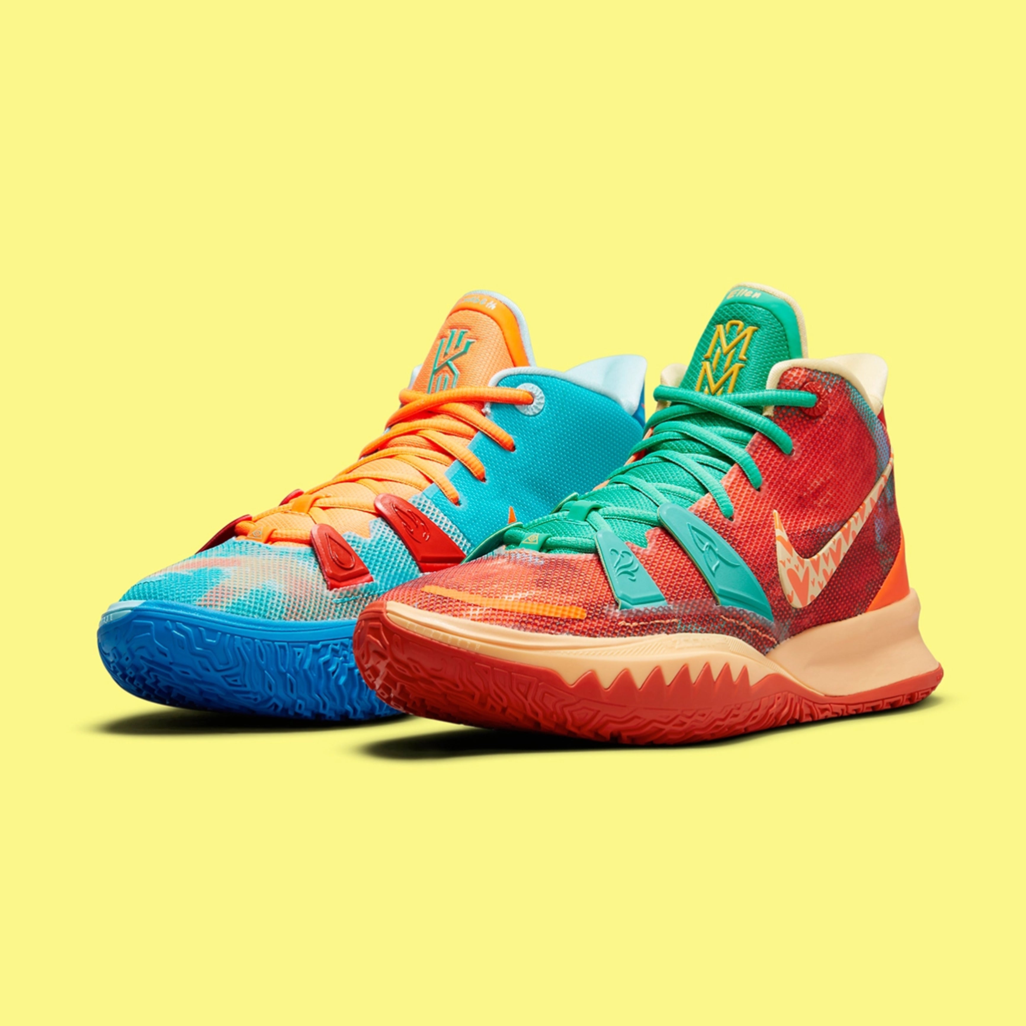 Nike Kyrie 7 orange/bleu