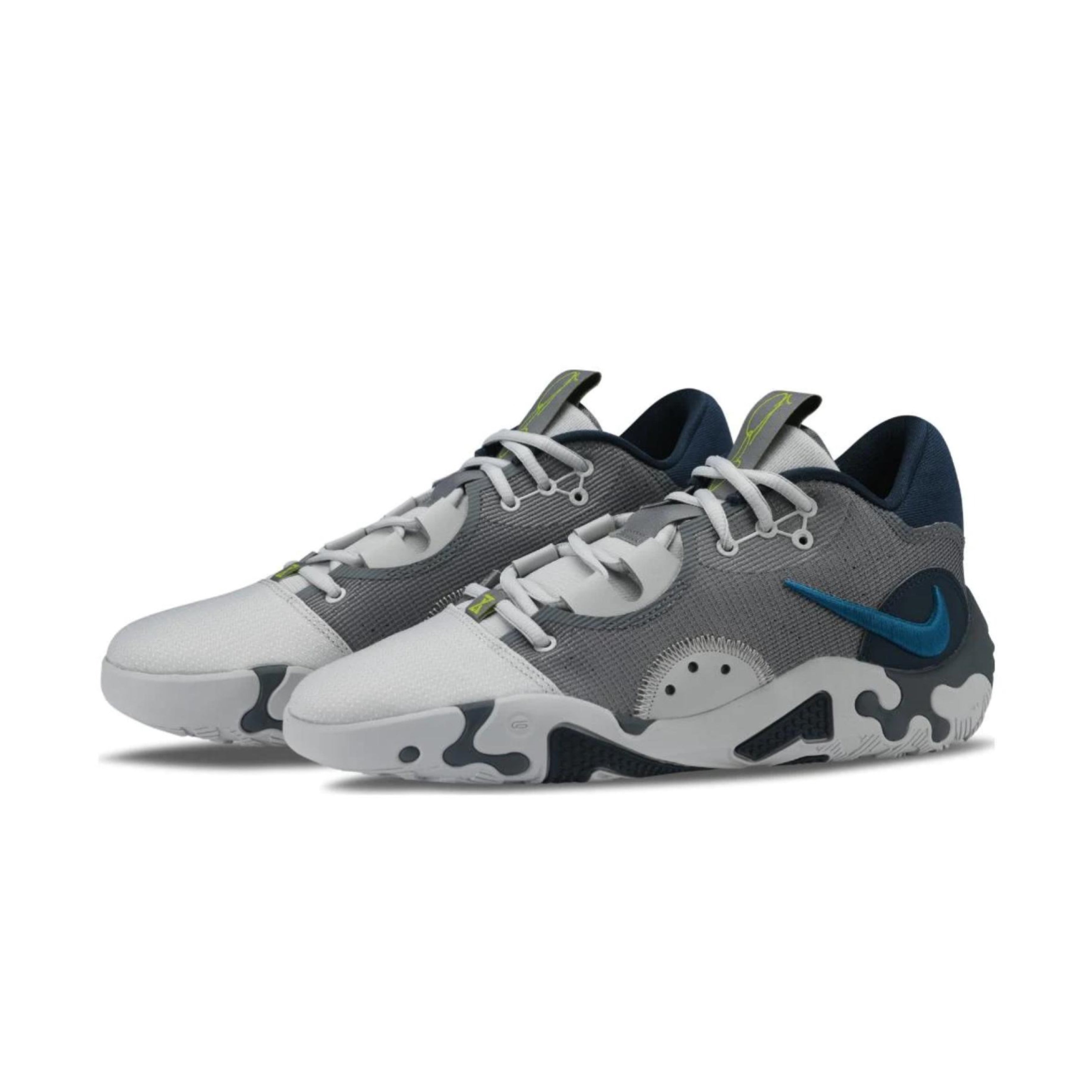 Nike PG6 grey navy volt shoes