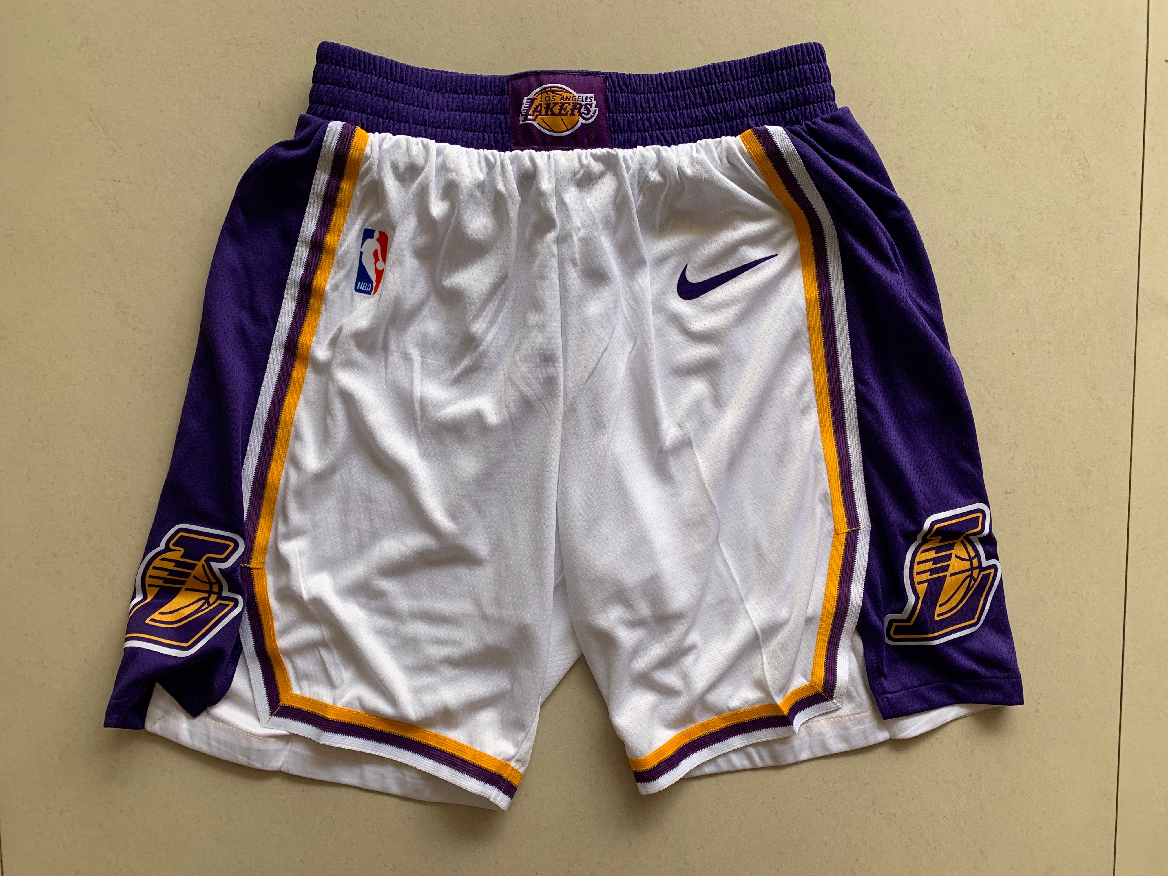 Lakers retro white Shorts